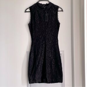 NWT GUESS Elegant Black Lace Dress
